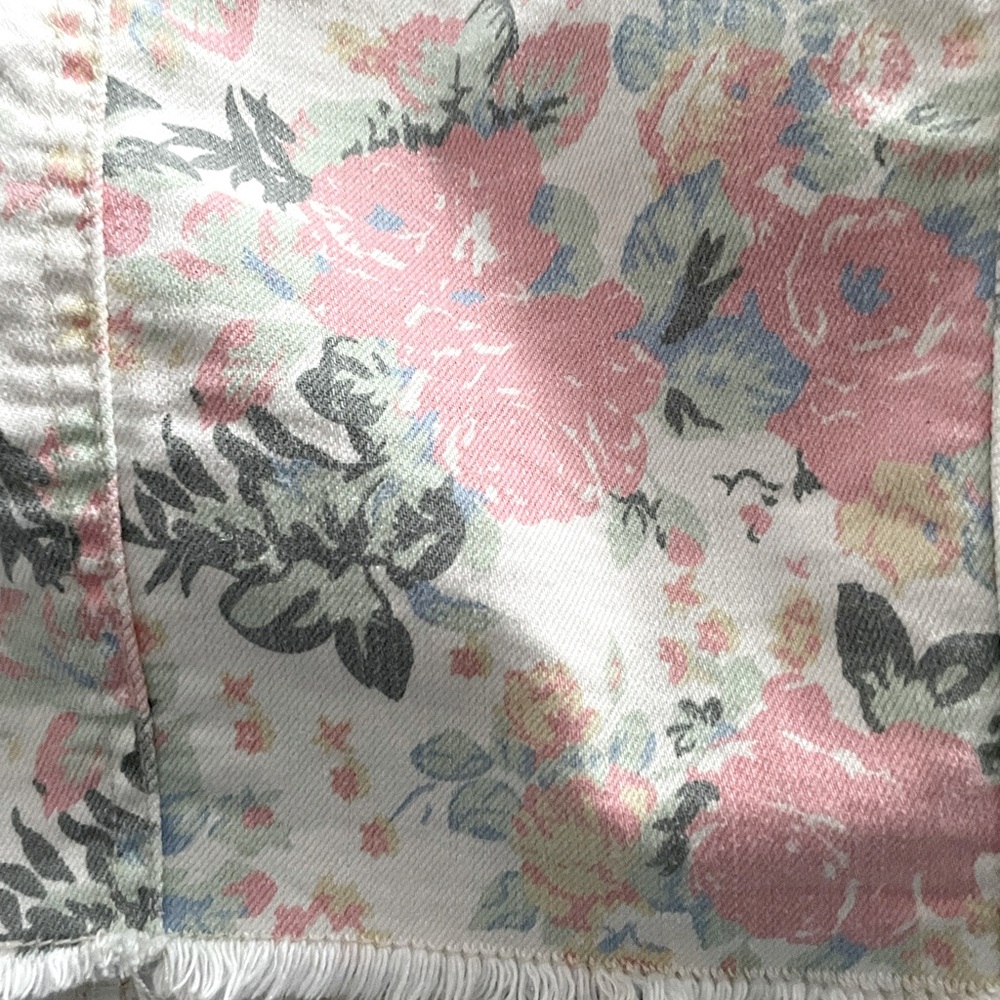 Ci Sono size S floral denim vest - Picture 3 of 6
